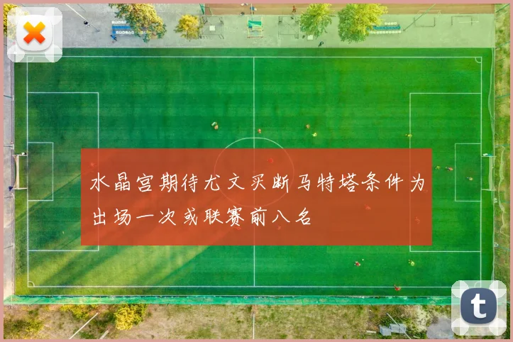水晶宫期待尤文买断马特塔条件为出场一次或联赛前八名